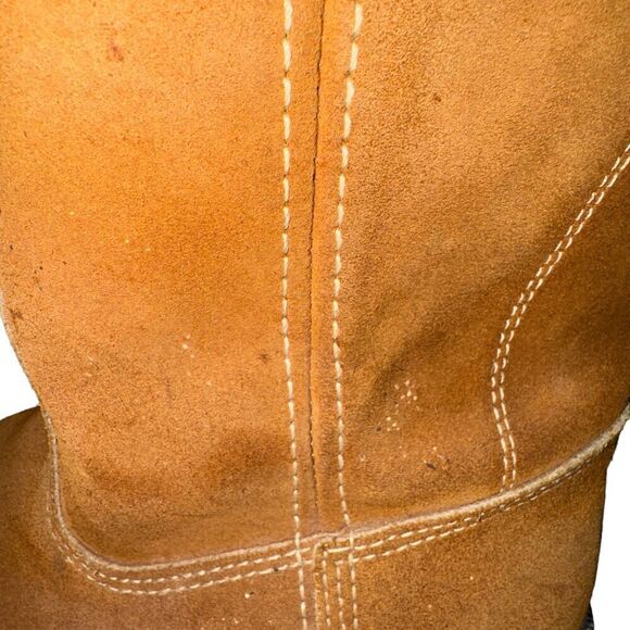 Honchos Boots Brown Suede Leather Boots Men's Size 6.5 Soft Boots Oil Resistant - Picture 10 of 14